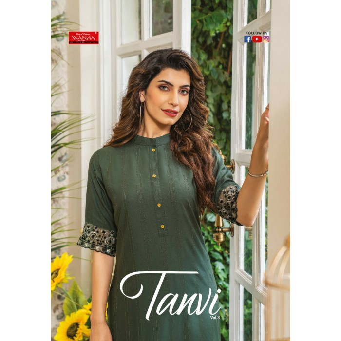Wanna Tanvi Vol 3 Rayon Printed Kurtis